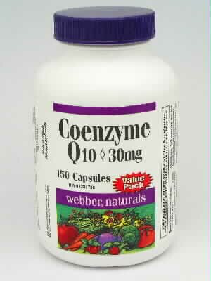 Webber Naturals Coenzyme Q10 - 30 mg.