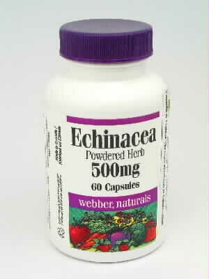 Webber Naturals Echinacea Powdered Herb - 500 mg.